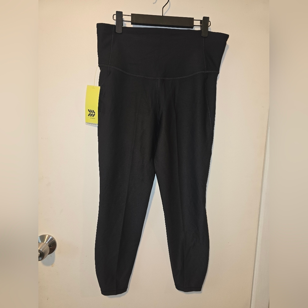 All In Motion NWT Black Effortless Support High Waisted Leggings